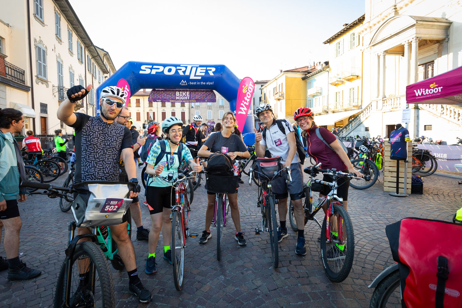 Partecipanti bike night